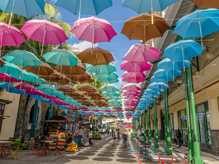 Port,Louis,,Mauritius,-,August,29,,2014:,Port,Louis,Waterfront