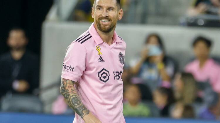 Inter Miami's Lionel Messi MLS soccer match against the Los Angeles FC Sunday, Sept. 3, 2022