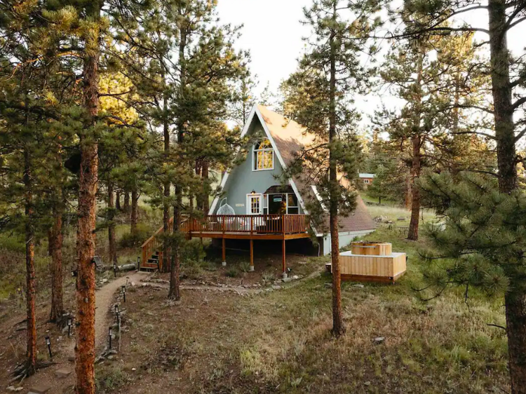 The hot tub hideaway in Bailey