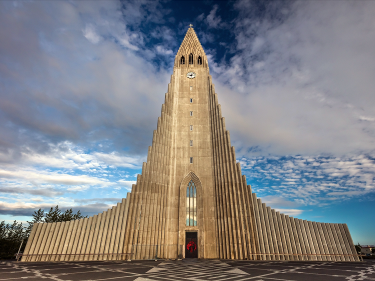 Get a view of Reykjavik from Hallgrímskirkja, the country’s largest church