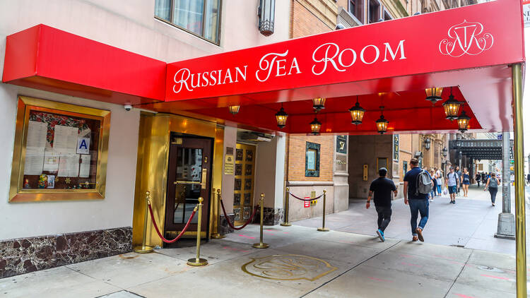 Live the high life at the Russian Tea Room