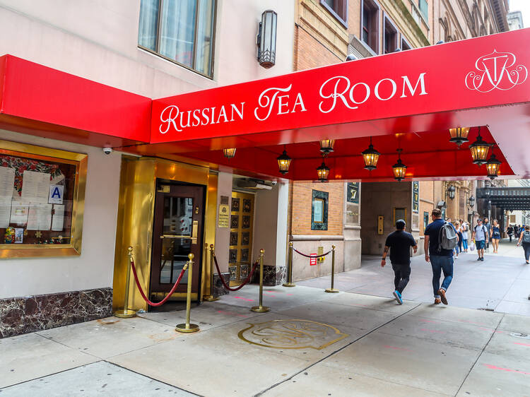 Live the high life at the Russian Tea Room