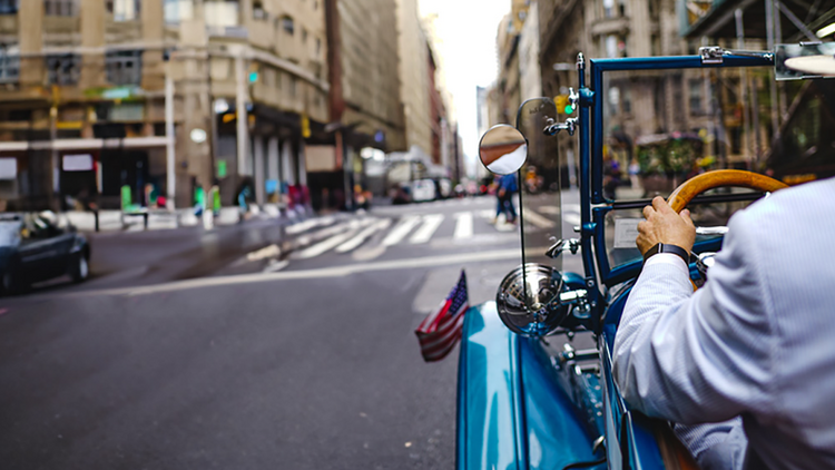 POV: Driving a car (Nowaday | Vintage Car Tours NYC)