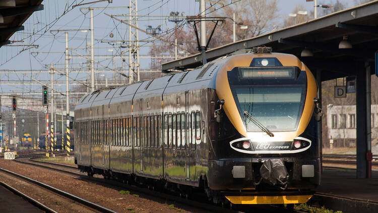 Leo Express train in Czechia