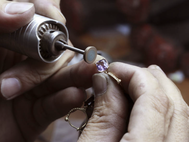 One-Day Jewelry Making (DIY Diamond Ring) at Ayaka Nishi Jewelry Design School