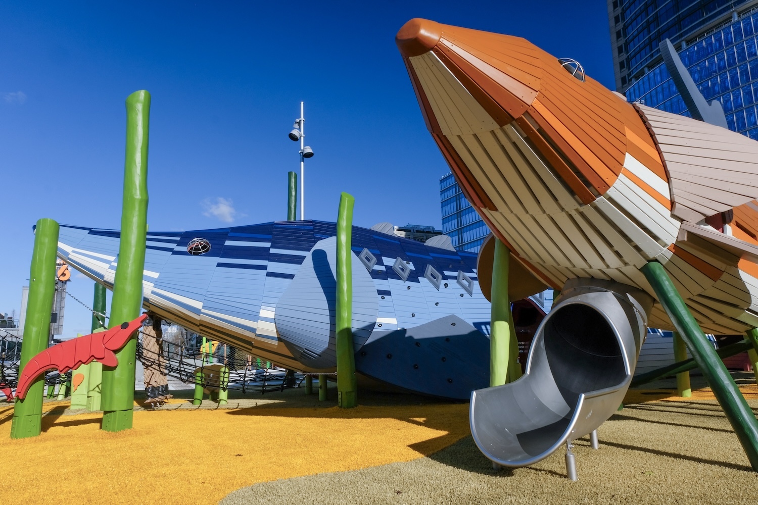 A new science-themed playground just opened in NYC