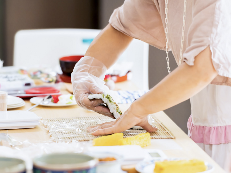 Hand-Rolled Sushi & Dumplings for Two