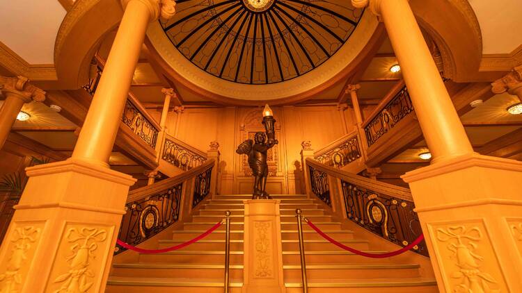 The titanic's grand staircase