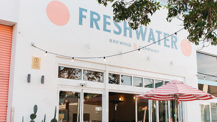 The exterior of Freshwater Brewing Company