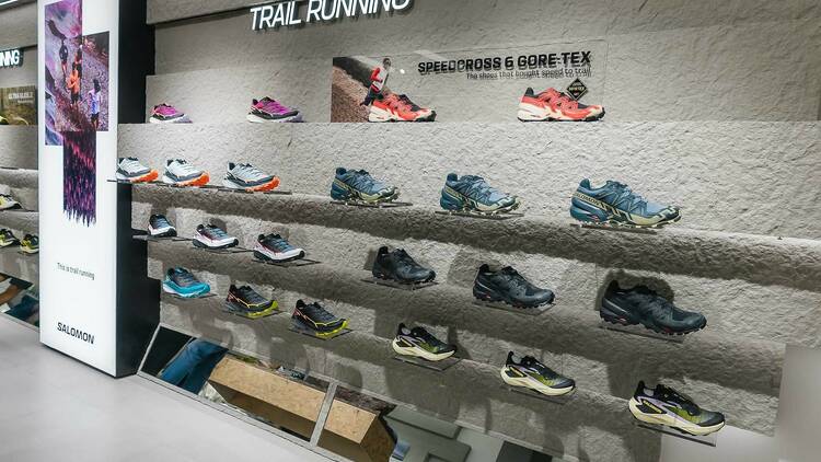 Salomon trail running shoes Raffles City
