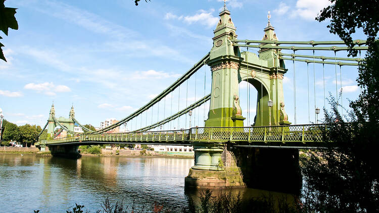 Hammersmith bridge, London