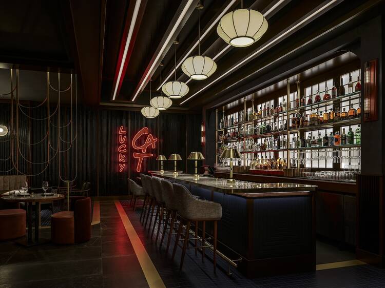 Here's your first look inside Lucky Cat, Gordon Ramsay's Tokyo drinking den-inspired restaurant