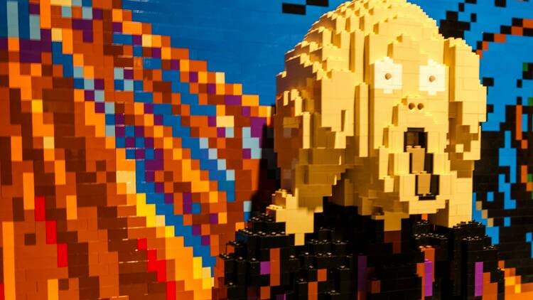 The Art of the Brick exhibition, London