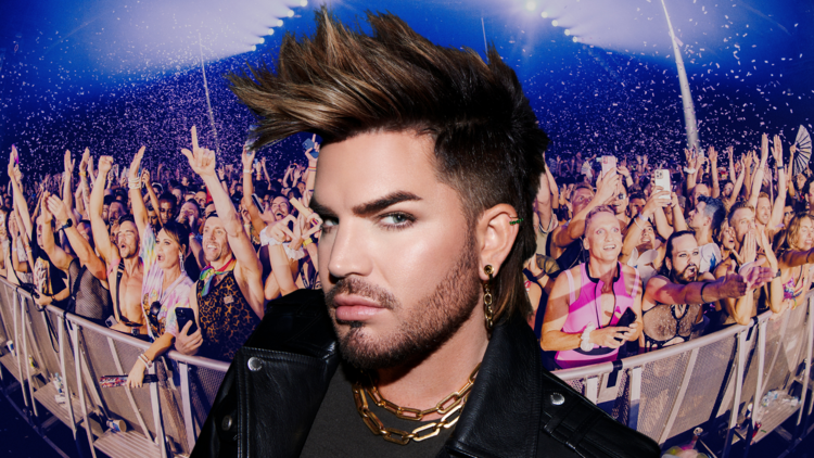 Adam Lambert for Mardi Gras