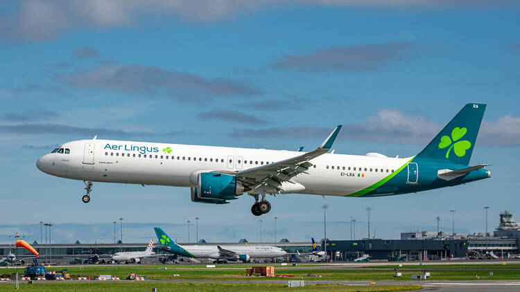 Aer Lingus plane, Dublin