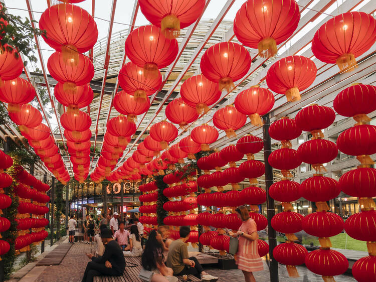 Get lost in the lanterns at Darling Square