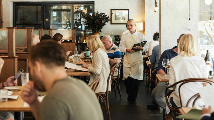 Service during the day at Morrison’s Oyster Bar & Grill