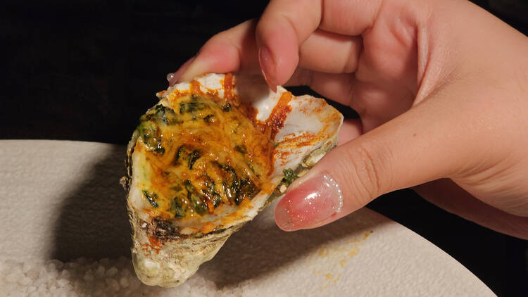 Rockefeller oysters