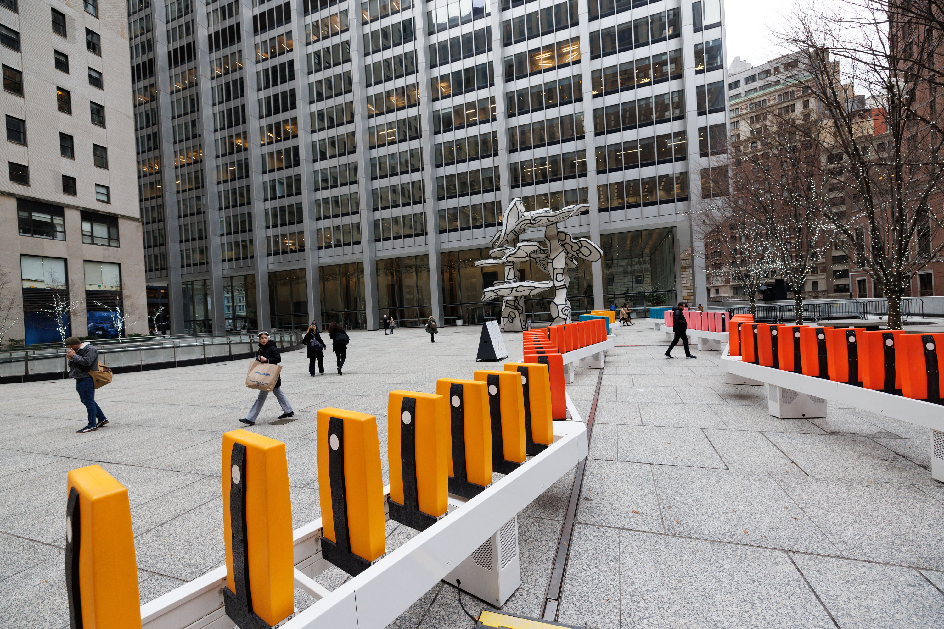 Domino Effect exhibit in downtown NYC