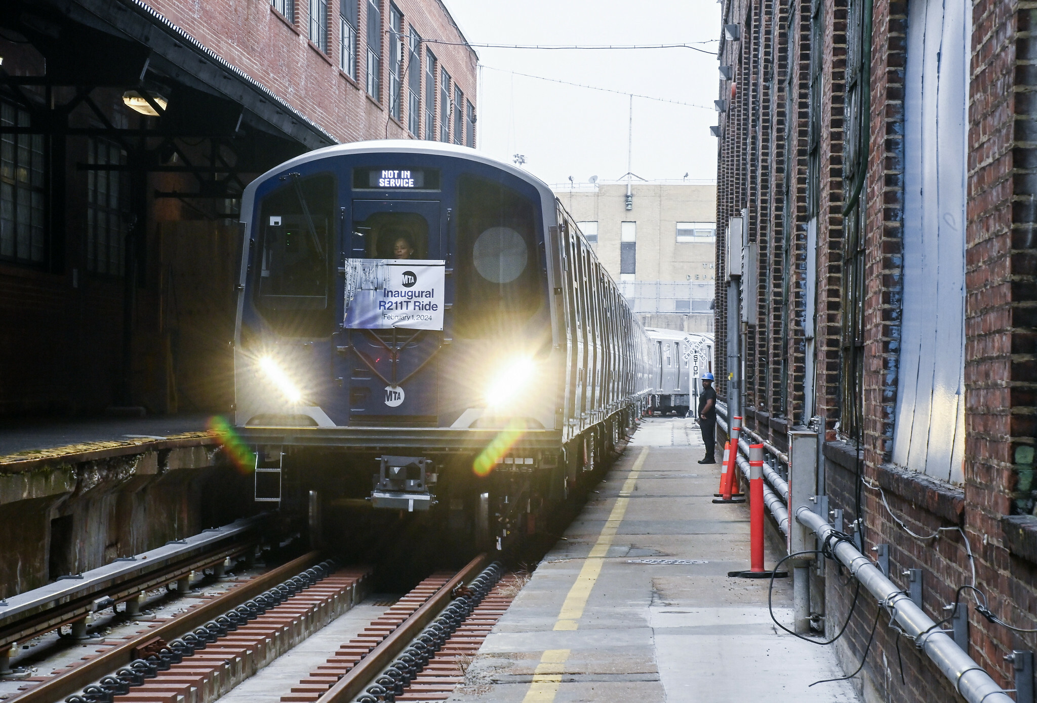 The MTA just tested its shiny new ‘open gangway’ train