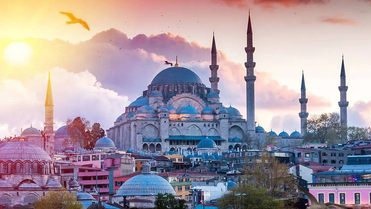 Istanbul at sunset