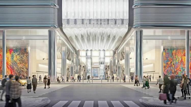 Port Authority renovated bus terminal rendering
