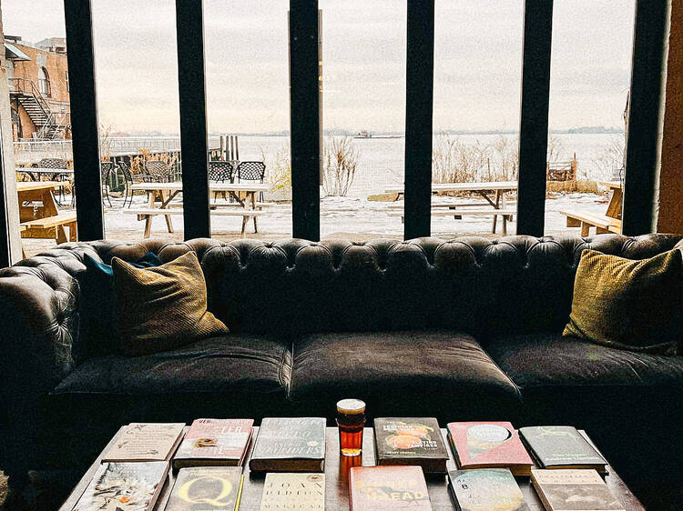 A pop-up bookstore just opened in the back of this Brooklyn brewery