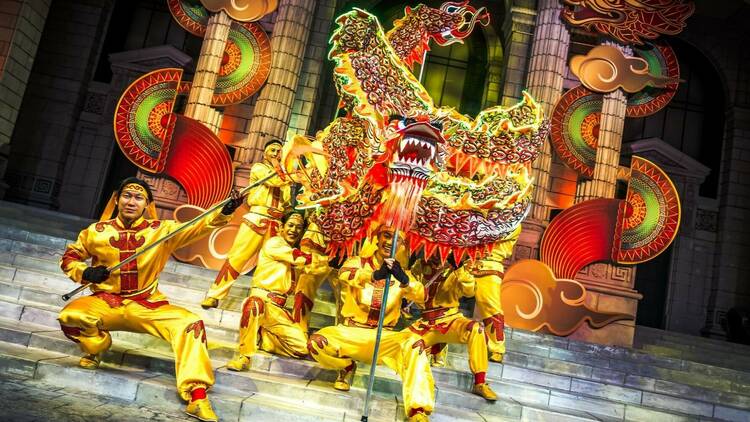 Ring in the new year with the Dragon of Destiny show