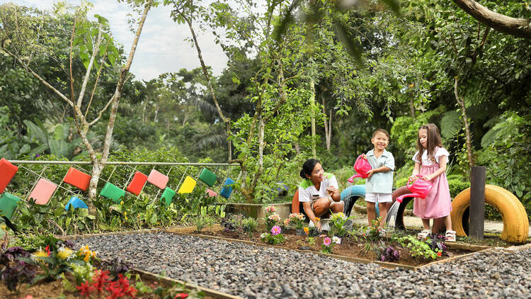 Children playing at Padma Resort Ubud