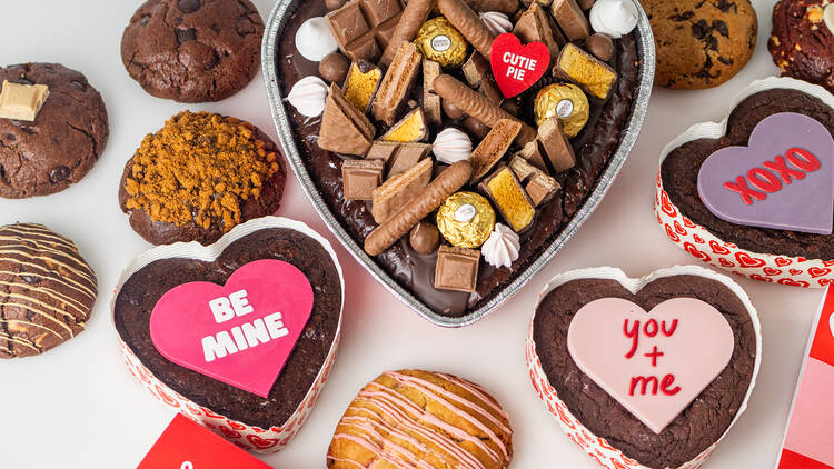 Order this very romantic (very massive) Valentine's Day brownie