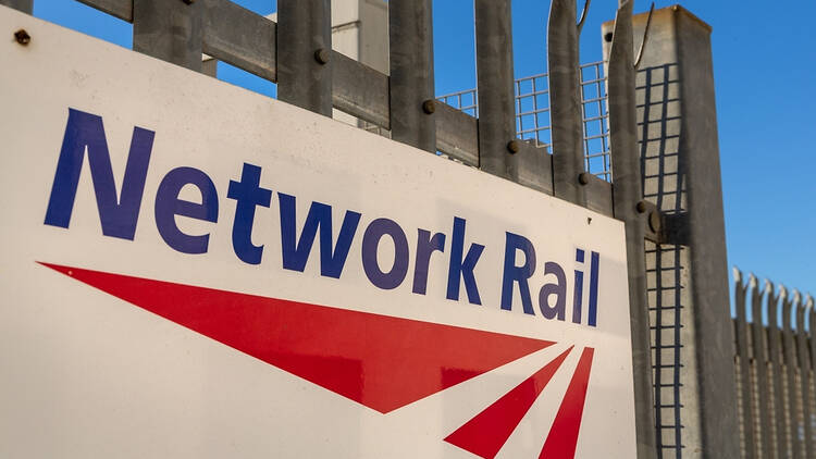 Network Rail logo, Brighton