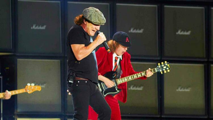 AC/DC performing live