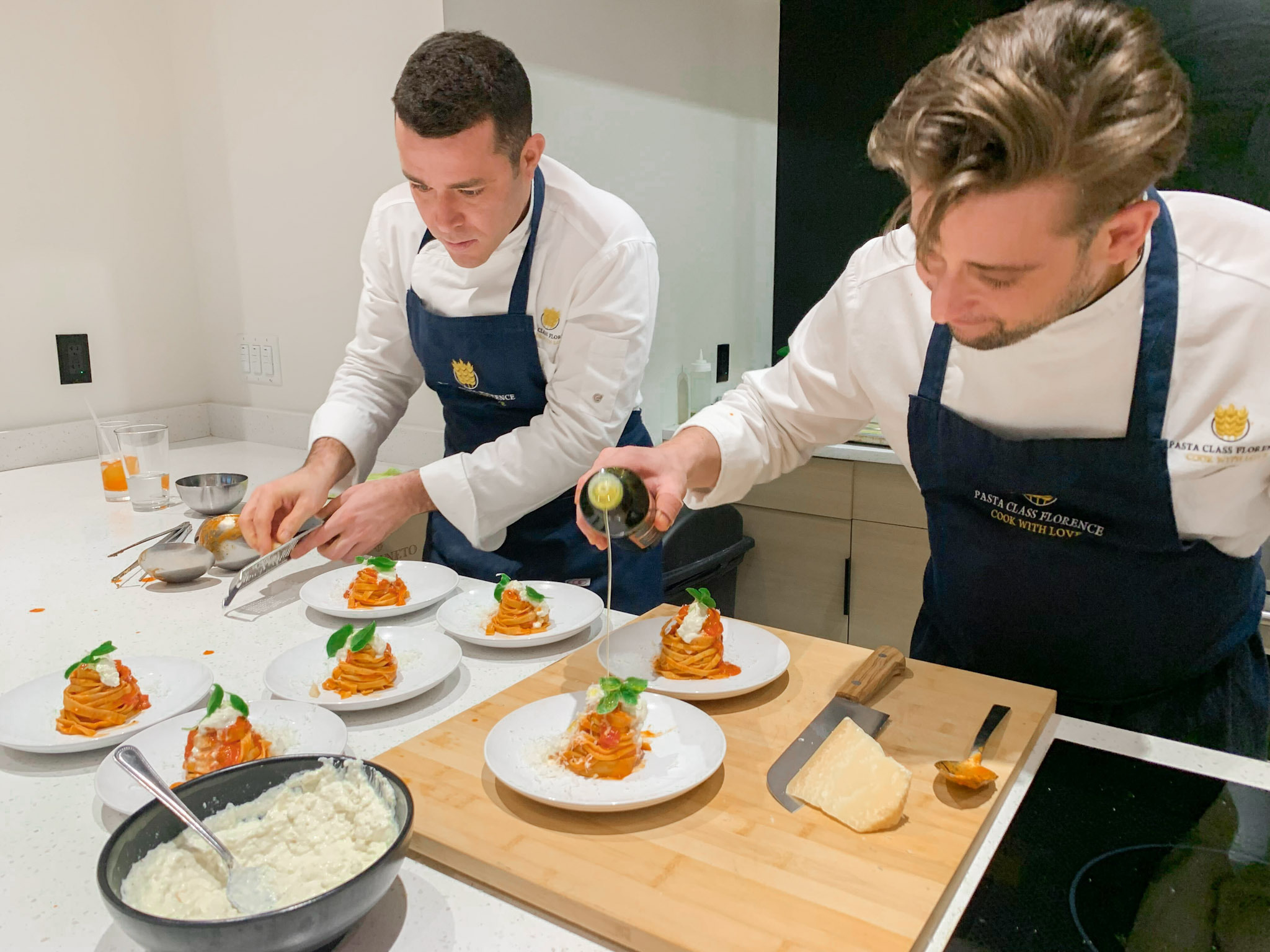 This is pasta making class in NYC is led by Italian chefs