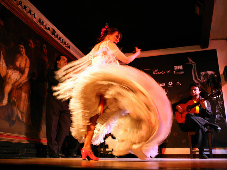 Frente al tablao flamenco más famoso del mundo
