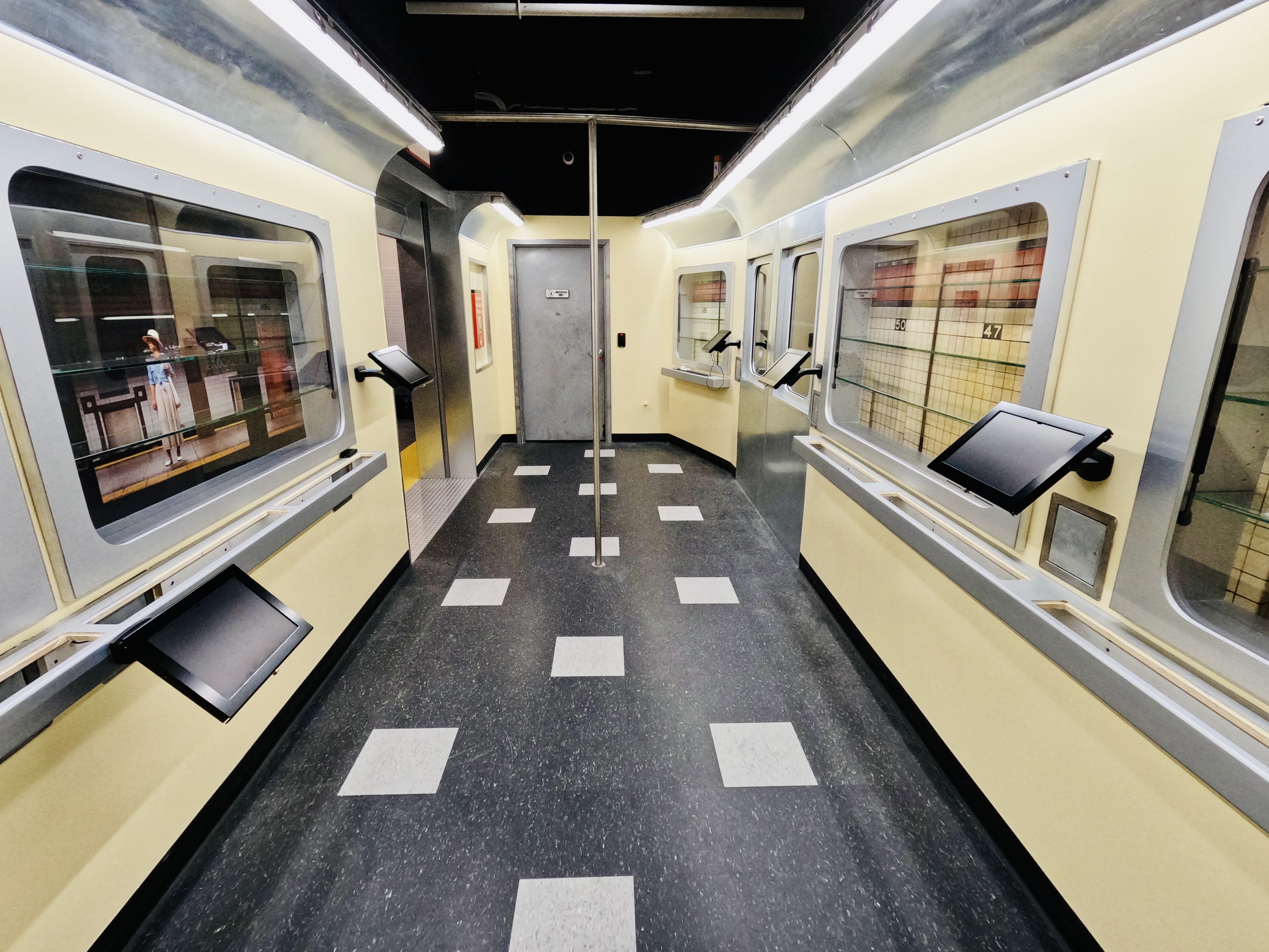 NYC Bud subway car interior