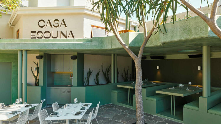The outside of Casa Esquina