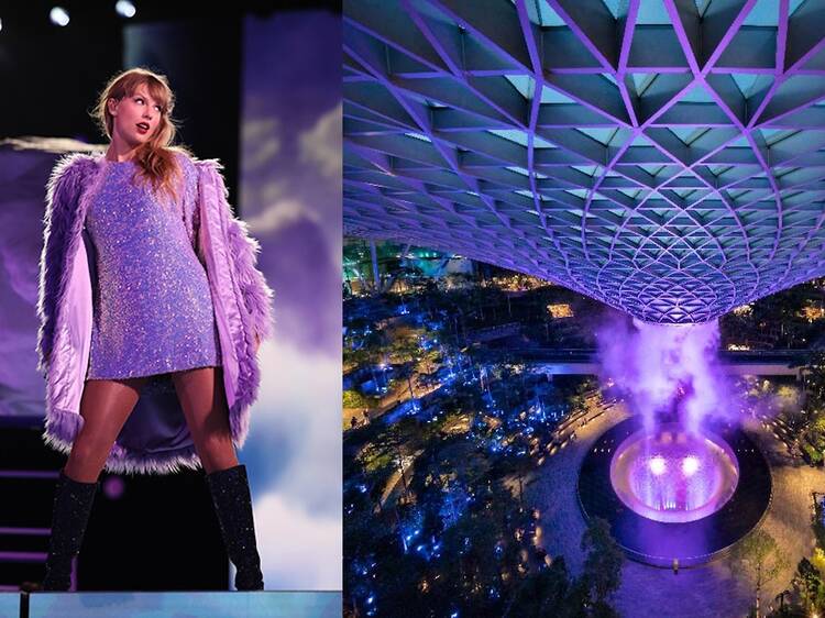 Check out the largest Taylor Swift event in Singapore: a three hour sing-along session held at Jewel Changi Airport