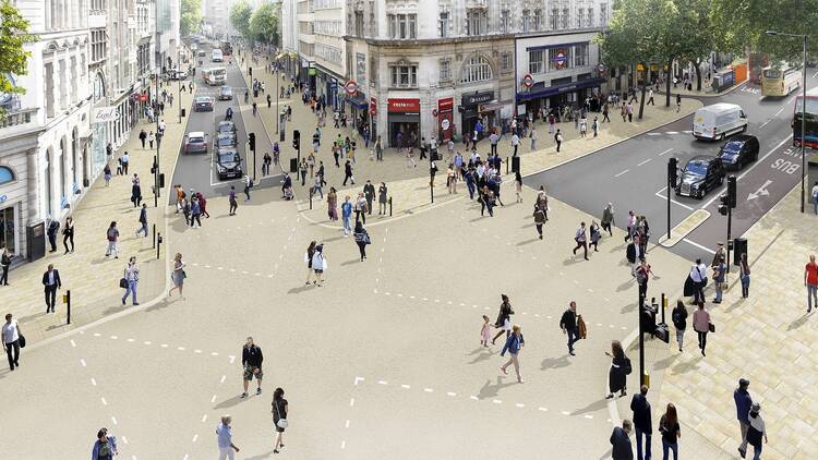  A CGI of possible changes to High Holborn junction