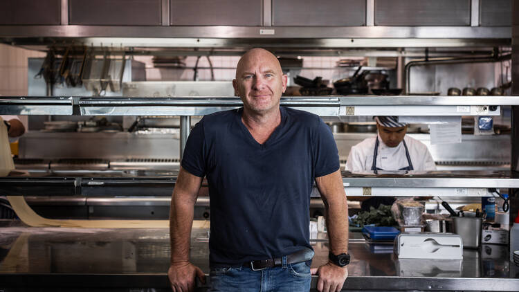 Matt Moran in the kitchen