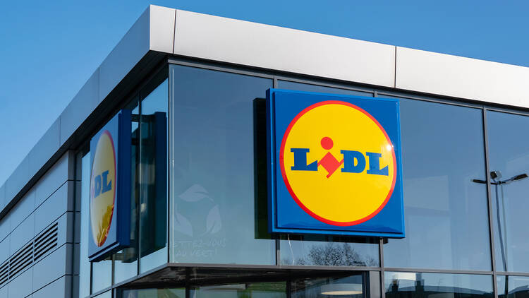A Lidl  budget supermarket store in France
