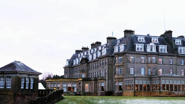 An external picture of Gleneagles hotel