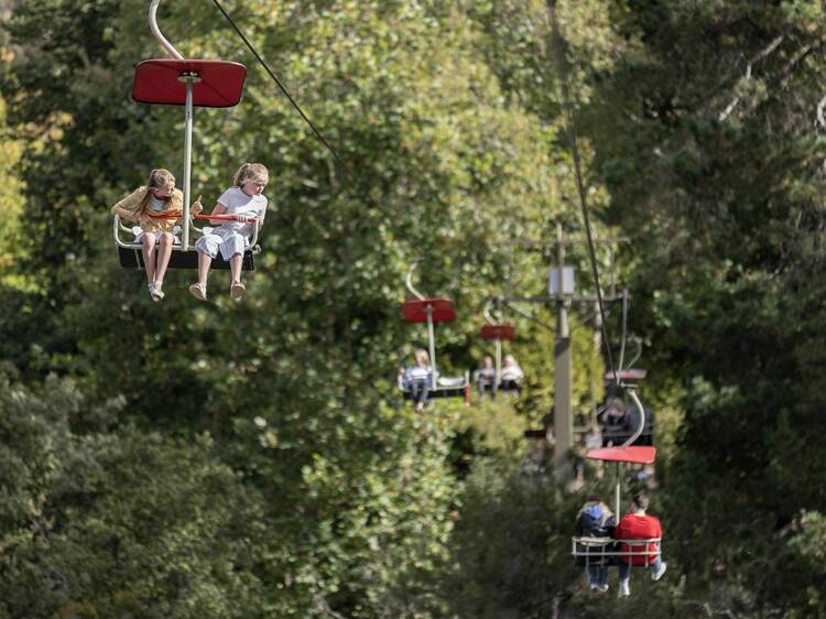 Ride the longest single-span chairlift at Cataract Gorge