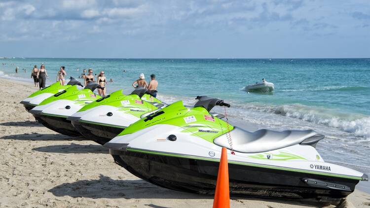 Go for a scenic jet ski ride in Biscayne Bay