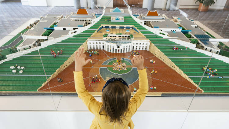 Australian Parliament House lego display