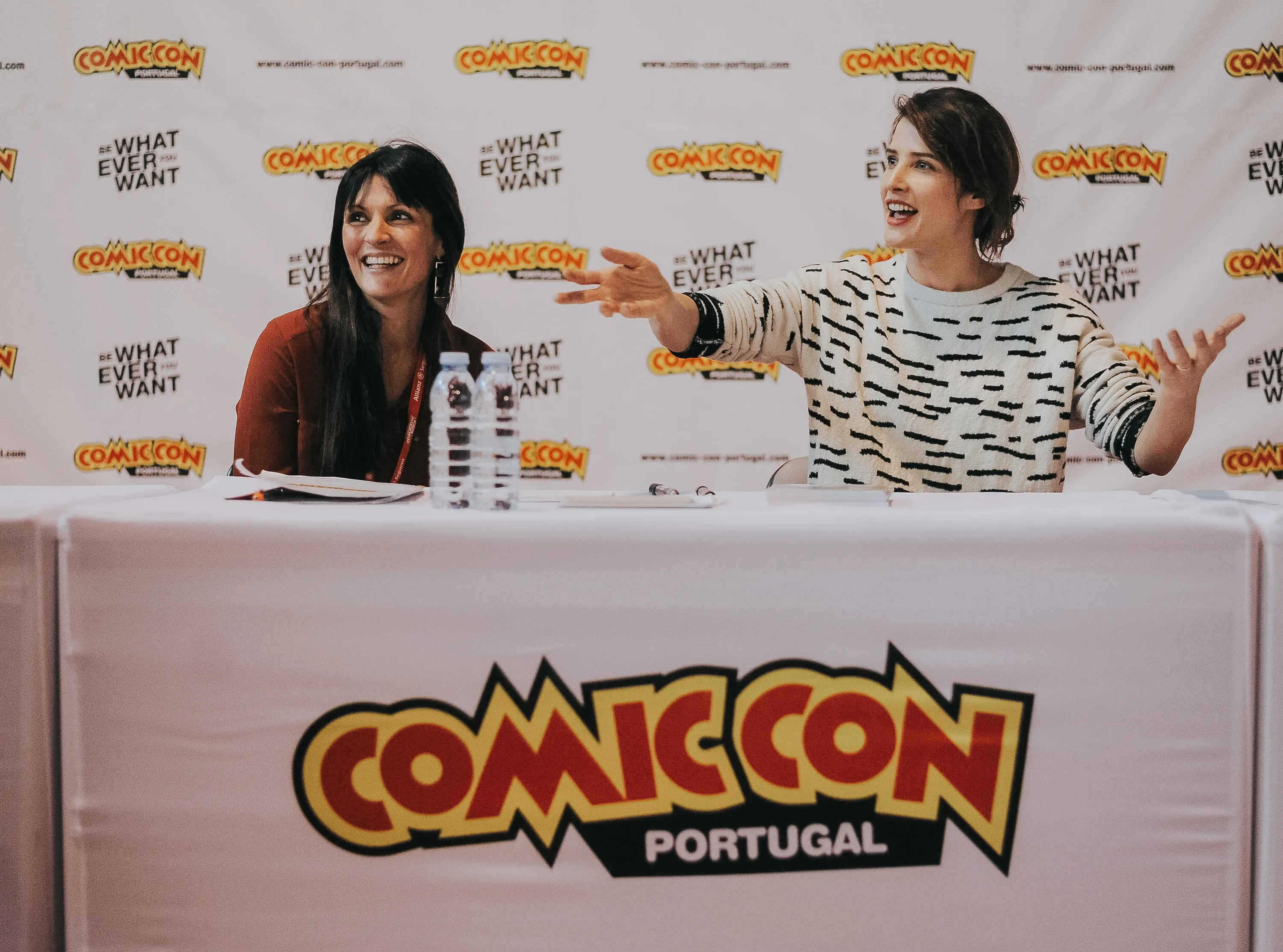 Cobie Smulders foi uma das atrizes que participou na Comic Con Portugal em 2016