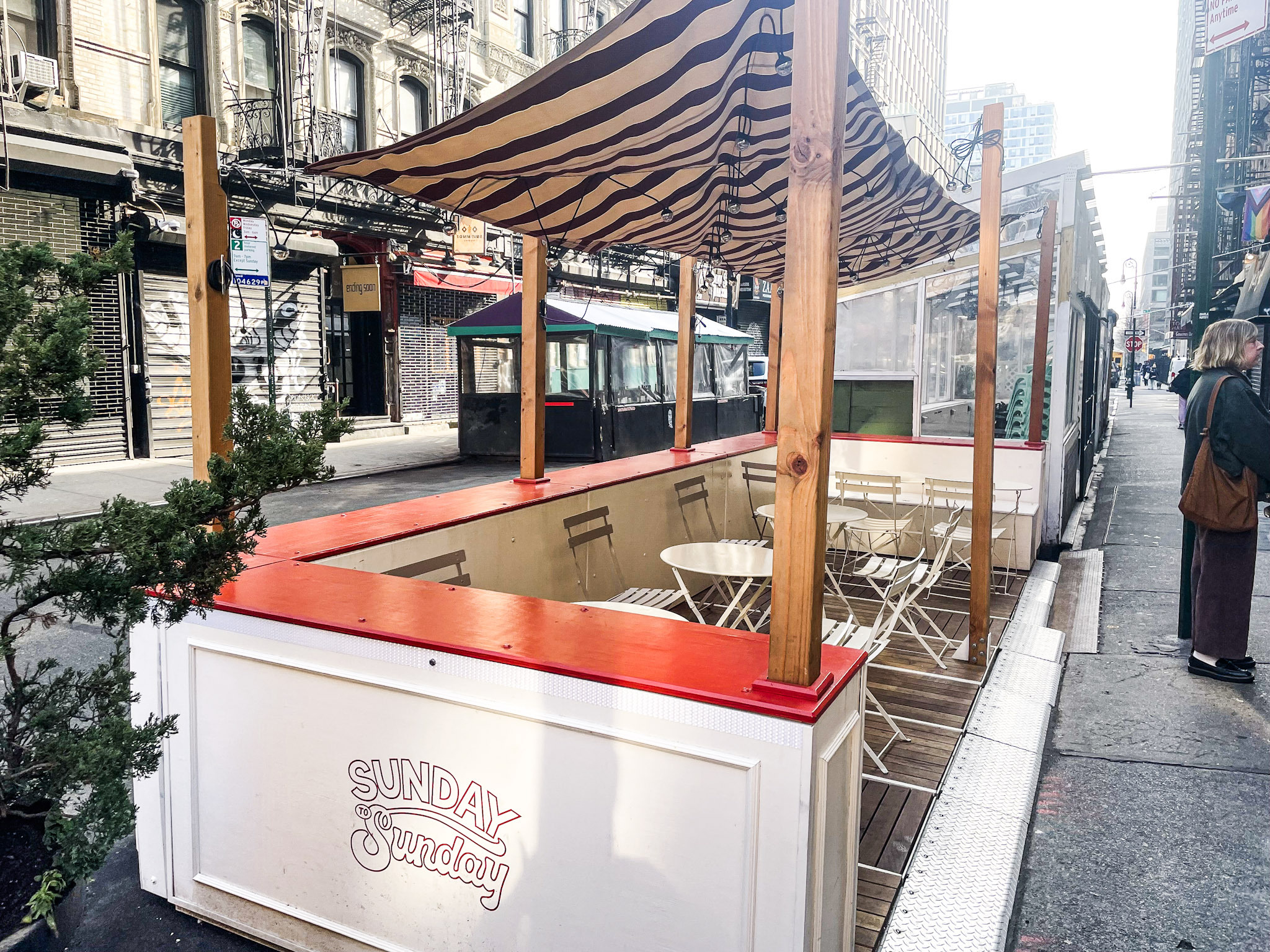 New York City introduces four new approved outdoor dining setups