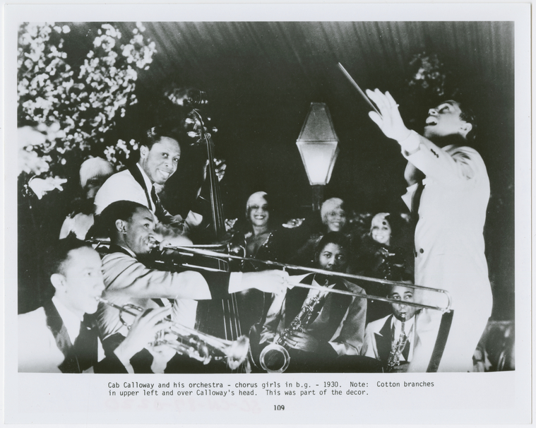 The Cotton Club in Harlem in 1920s New York City