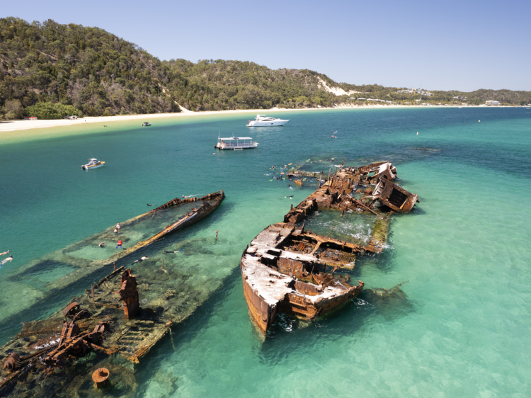 In QLD – Moreton Island