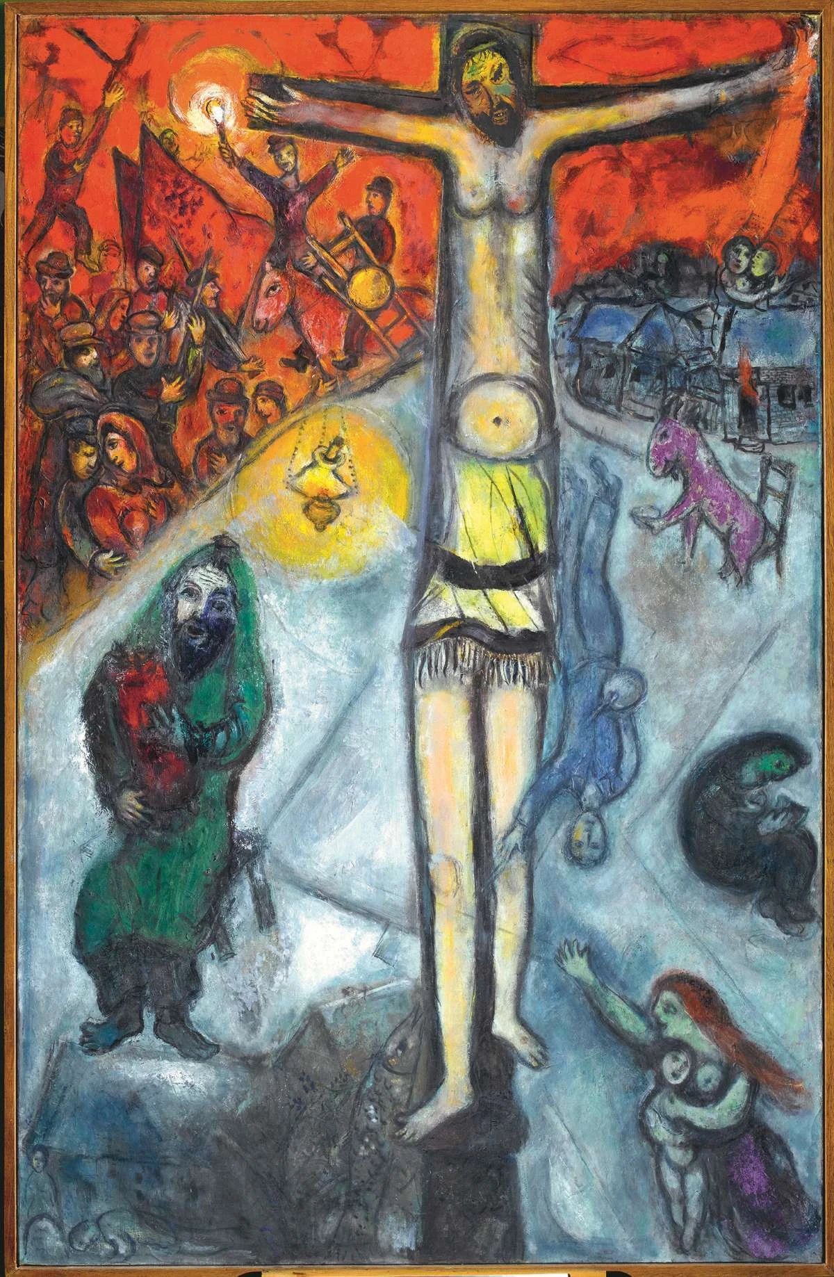 Marc Chagall. R&eacute;surrection [Resurrecci&oacute;n], 1937-1948. &copy; Marc Chagall / VEGAP, Madrid, 2024. &copy; RMN-Grand Palais (mus&eacute;e Marc Chagall) / G&eacute;rard Blot