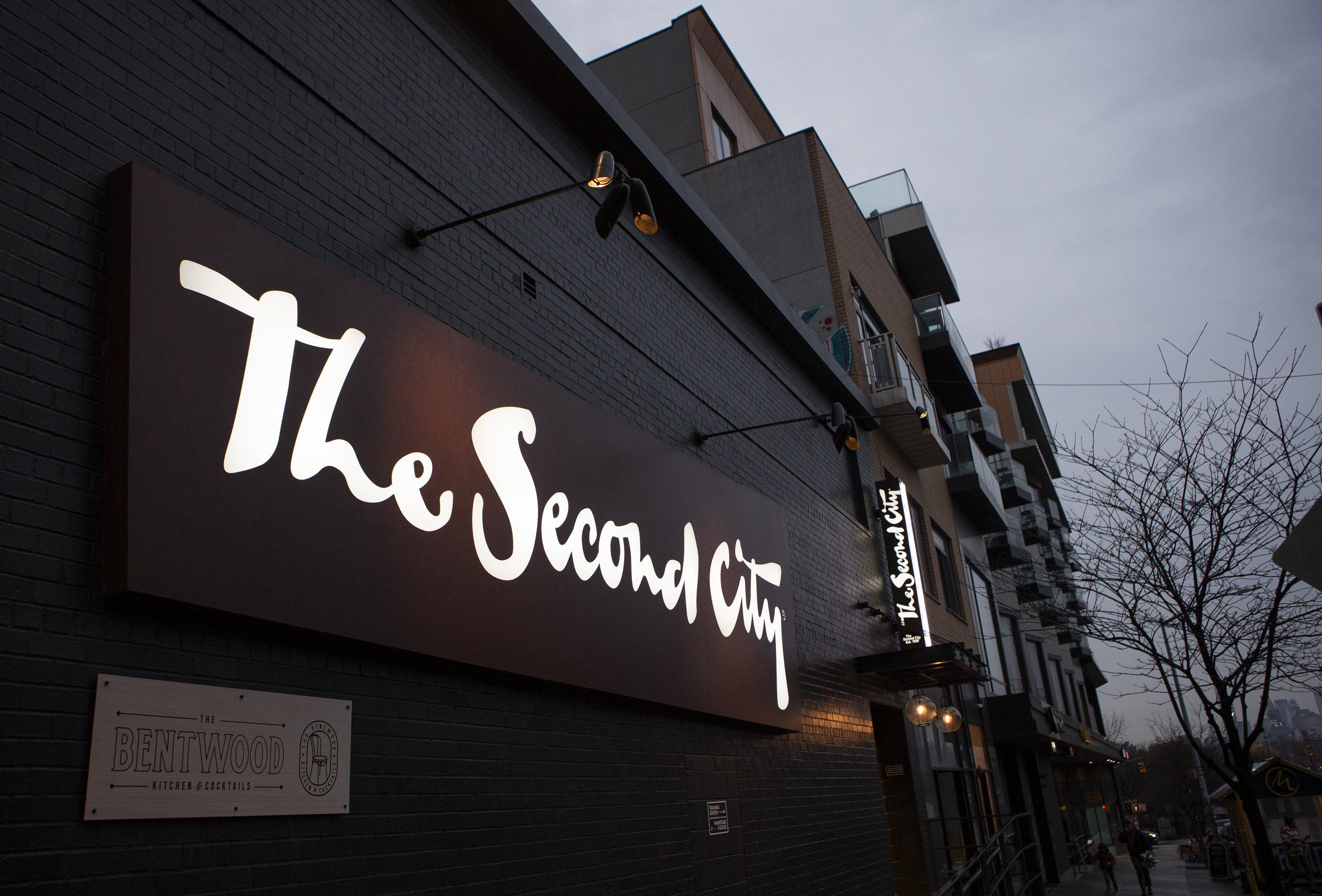 The exterior of The Second City.